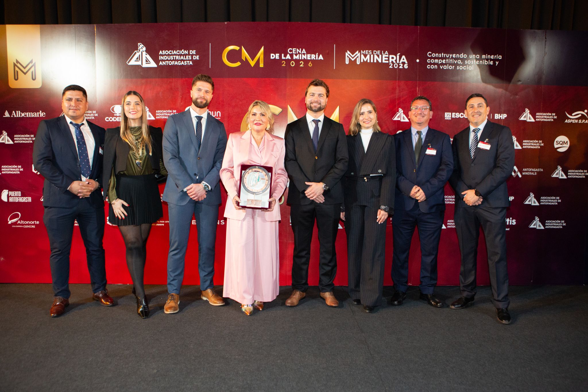 Autoridades y representantes en la Cena de la Minería 2026